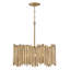 Roca 24" Five-Light Hand-Painted Modern Chandelier by Lisa McDennon