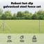 Euro Fence With 7 Posts Galvanised Steel-1613591669-1613591677