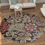 Elmer Transitional Brown Area Rug