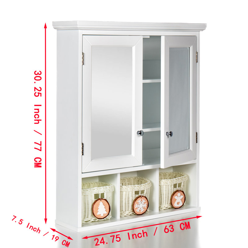 Miroir pour armoire à pharmacie Daegen