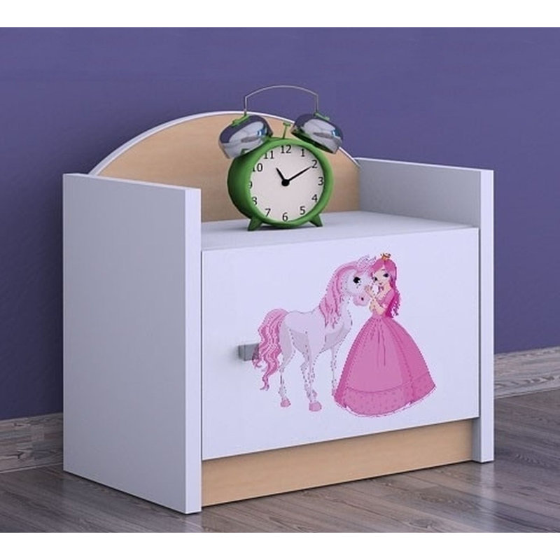 Pollitt Nightstand, Beige