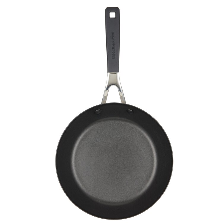 KitchenAid Hard Anodized Induction Nonstick Frying Pans/Skillet Set, 4  Piece - Matte Black