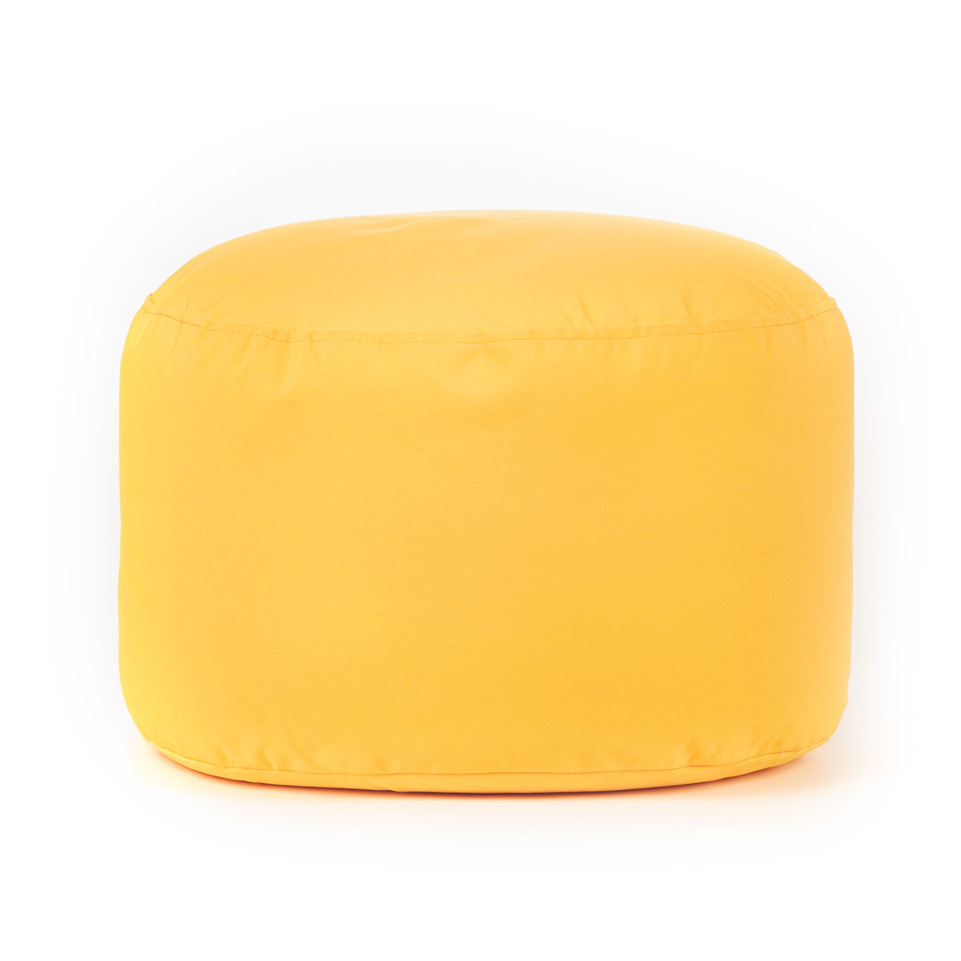 Soleil Indoor/Outdoor Ottoman Pouf Latitude Run® Cushion Color: Yellow