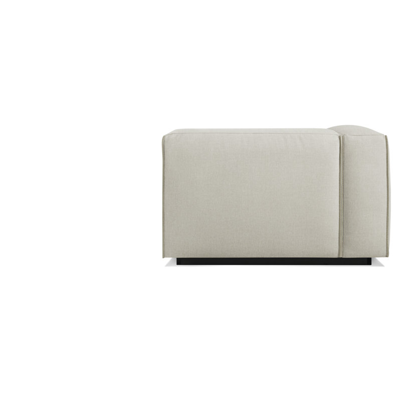 Cleon Chaise Lounge, Maharam Mode/Clavicle 100% Polyester, Left Hand Facing