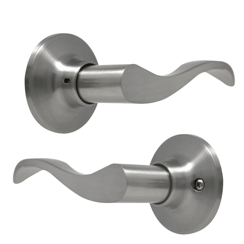 Satin Nickel Single Dummy Door Lever