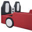 Lit plateforme avec roulettes Race-1569023966