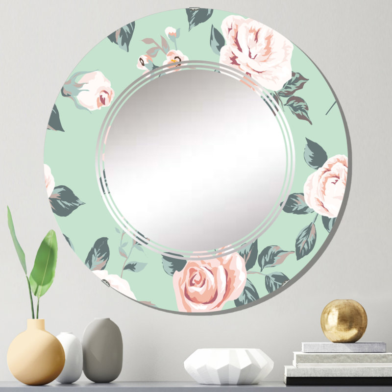 Miroir de salle de bain mural rond, 24 po x 24 po