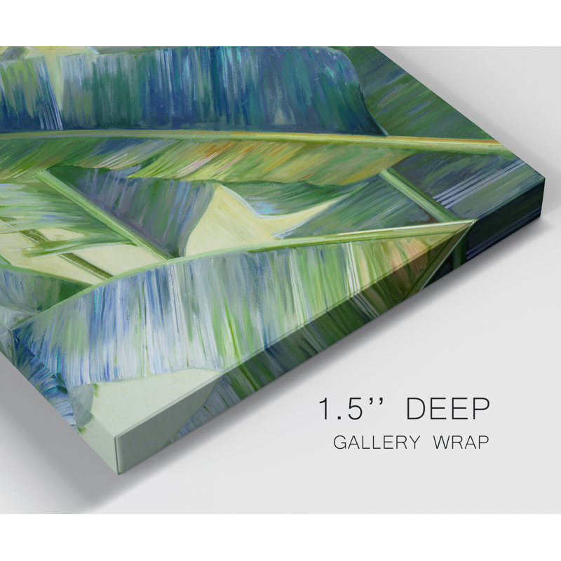 " Blue Tropic " by Elaine Lane, 40" H x 30" W x 1" D