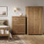 Solid Wood 90cm W 5 - Drawer Chest of Drawers-107652255