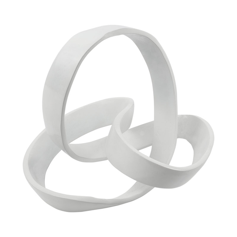 Sculpture contemporaine Chamberlain, Blanc