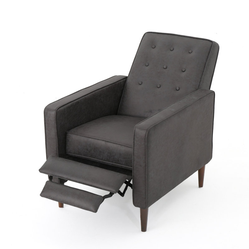Fauteuil inclinable Mid-Century moderne, Ardoise