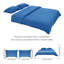 Polyester Solid Colour Sham with Pillow Shams Included-121015625