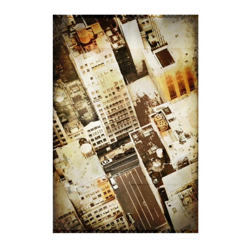 Streets Of New York II Print by Sofia Fox, Glass Coat, 54" H x 36" W x 1.5" D