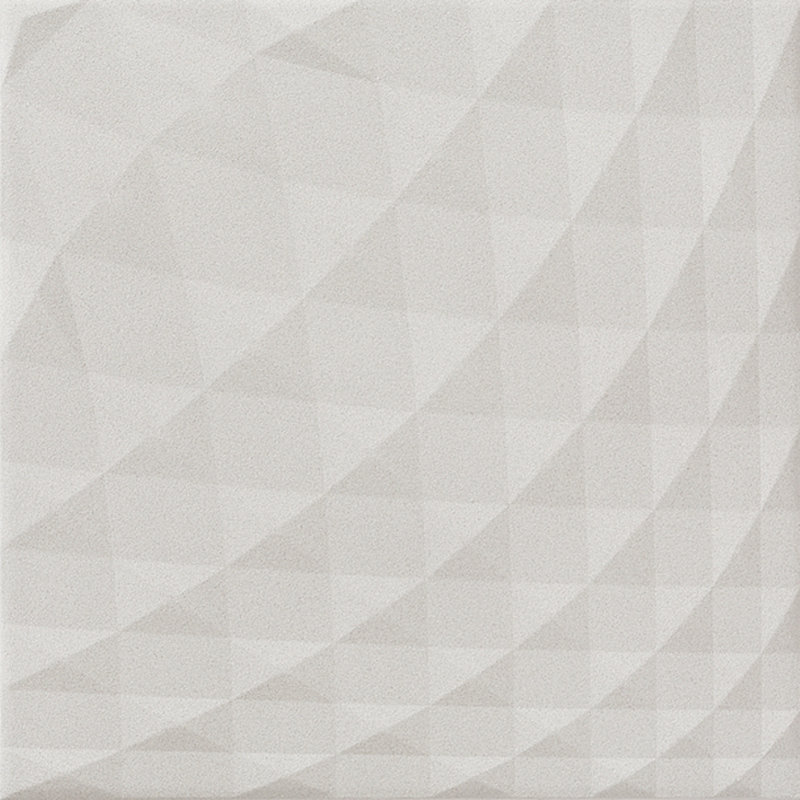 New Trance 12" x 12" Ceramic Embossed Wall Tile, Gray