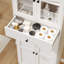 Armoire à linge 67 po avec tablettes réglables 67 po-1781156421