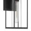 Applique murale extérieure - Noire - 16,8 cm (L) x 12,7 cm (l) x 35,6 cm (H)-1776744391