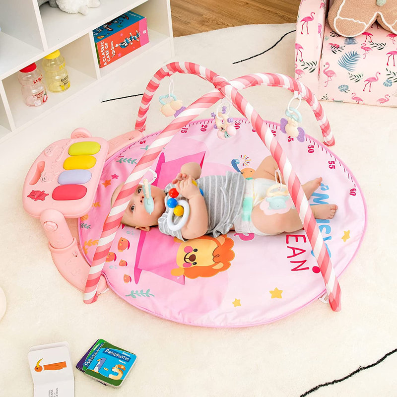 Lunas 86cm L with Hanging Toys, Pink