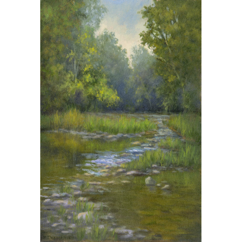 " OBannon Creek " by Mary Jean Weber, 18" H x 12" W x 1" D
