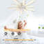 Ventilateur de plafond à intensité variable réversible à DEL 28 po à 6 vitesses avec lumière et télécommande-633069196-633069199