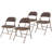 Bernadine Basics Fabric Folding Chair, Pack of 4-100507000