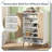 7-Tier Wooden Shoe Cabinet Hidden Storage Space Saving-1633760080