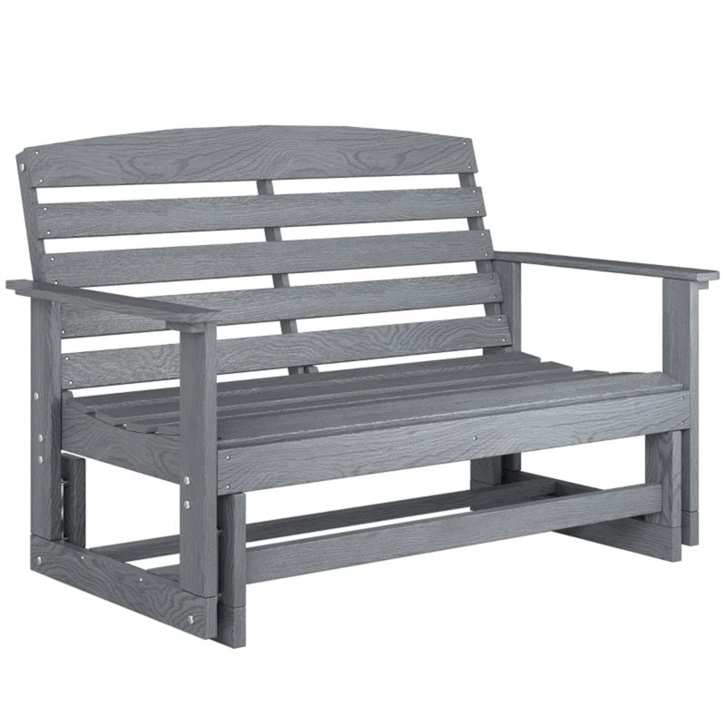 Patio Bench (Only Including Patio Dining Chair), Gray