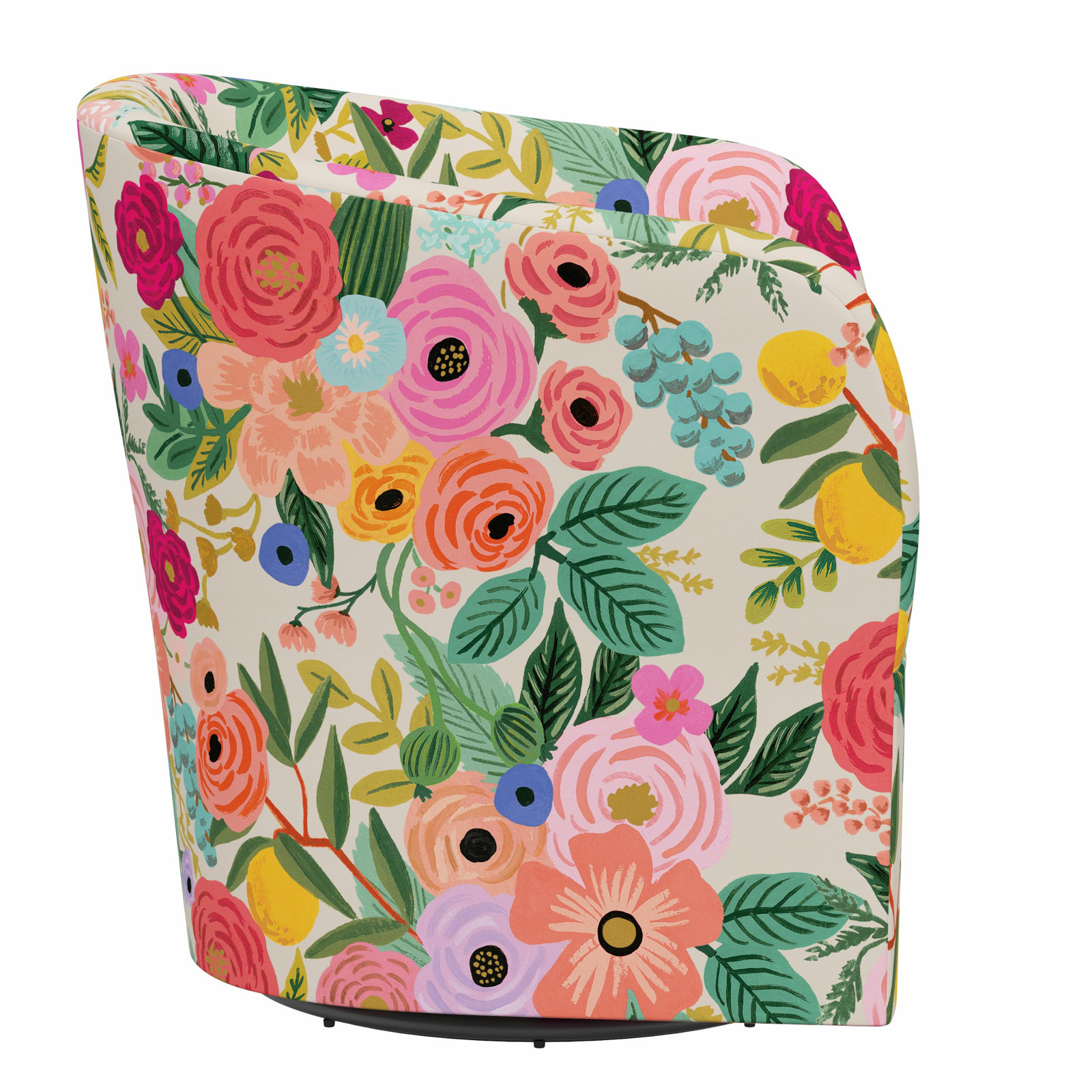Pembroke Swivel Chair, Rpc Garden Party Garden Linen