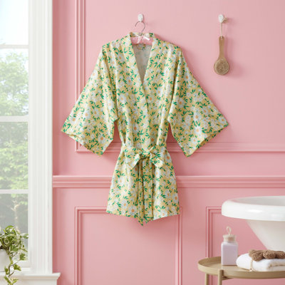Lady Pepperell Satin Bath Robe - Giftable, Soft & Silky