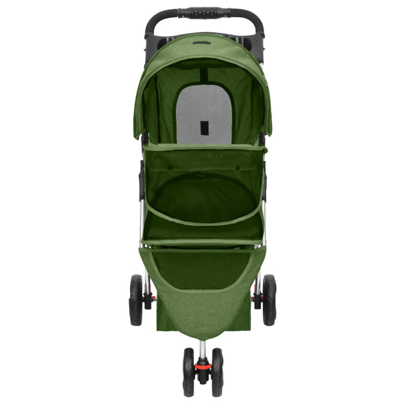 Dellbrook Collapsible Pet Vehicle Travel Carrier with 1 Door, Green