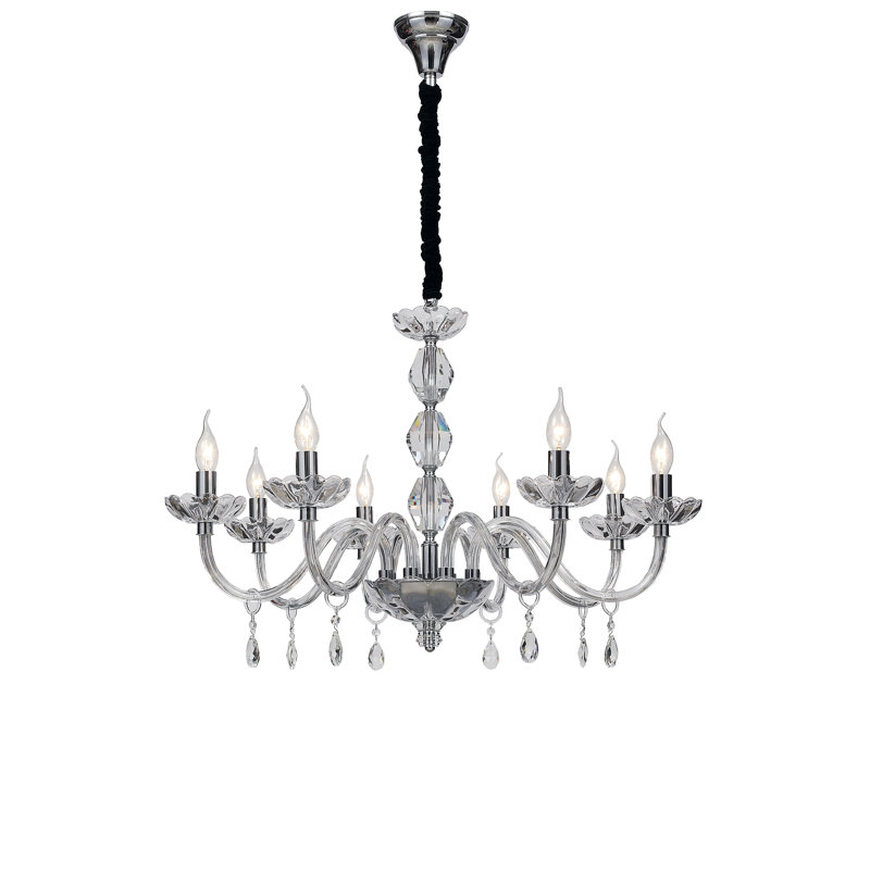 Solomon 8 - Light Candle Style Chandelier