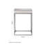 Gianna Glass Top End Table
