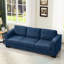 5 places moderne en tissu bleu, accoudoir carré avec porte-gobelet et rangement sous le siège, siège à ressorts spongieux confortable à haute densité rembourré 2 + 3 pour la maison, housses de coussin rembourrées amovibles-1061731550