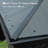 Outdoor Patio Metal Frame Gray Wood Grain Resin Roof Gazebo with Privacy Curtain Mosquito Netting-121781435-118232586
