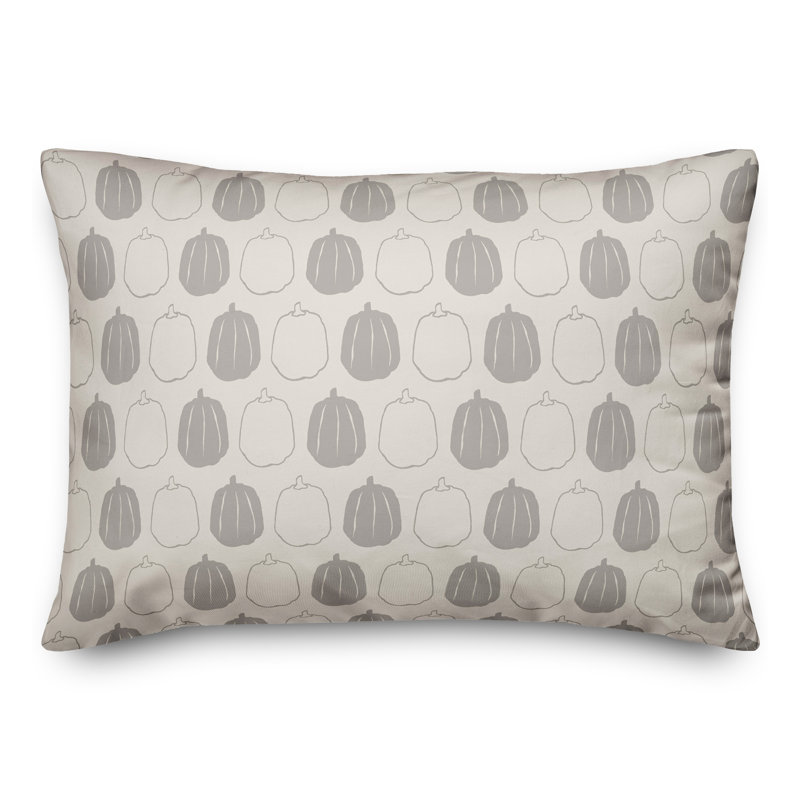 Housse et insert de coussin rectangulaire à motif citrouille