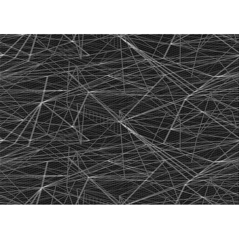Tapis gris tissé à la machine, Tapis de couloir 2 pi x 5 pi