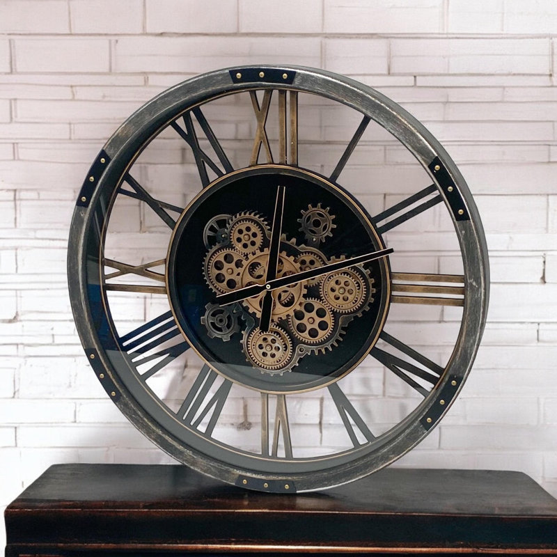 Millikan Metal Wall Clock