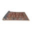 Tapis géométrique brun / beige / bleu-134623547
