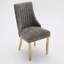 Chaise d'appoint en rayonne de chenille pour salle à manger en rayonne et tissu avec pieds en placage en acier inoxydable doré-753515816