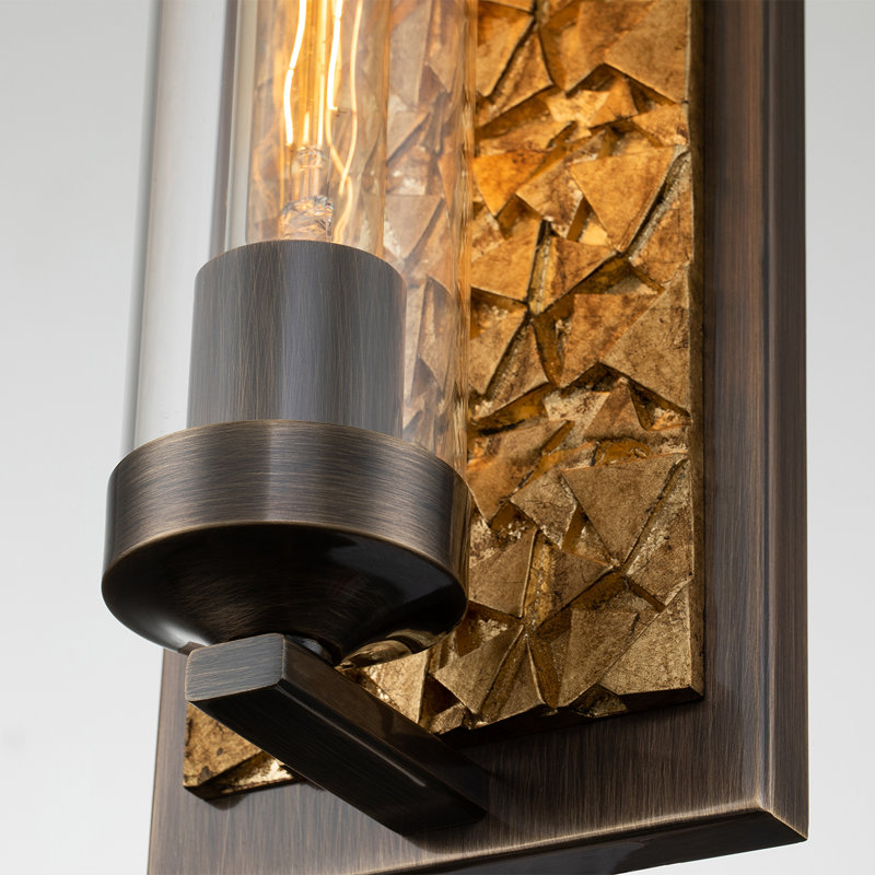 Elysian 1 Light Sconce, Dark Bronze