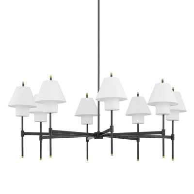 Glenmoore 8 Light Chandelier by Pembrooke & Ives for Hudson Valley Lighting