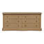 Clarence 6 Drawer Dresser Warm Brown-212376949