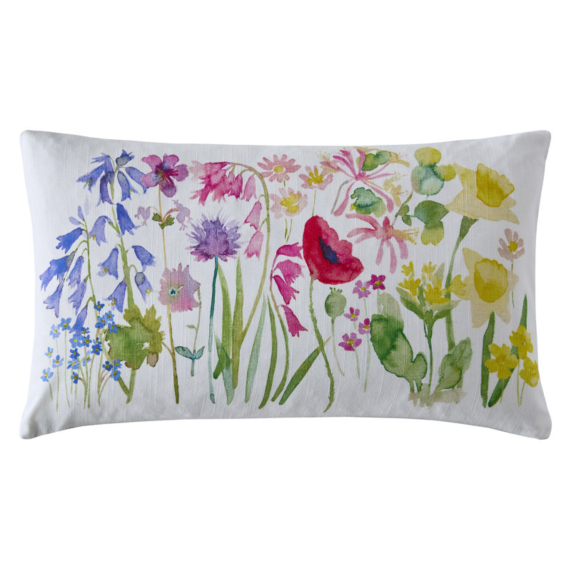 Floral Multi Rectangle Cushion