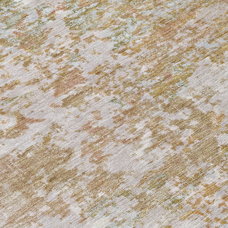 Machine Washable Indoor/Outdoor Xhevrie Coral Rug, Runner 2'3" x 7'6"