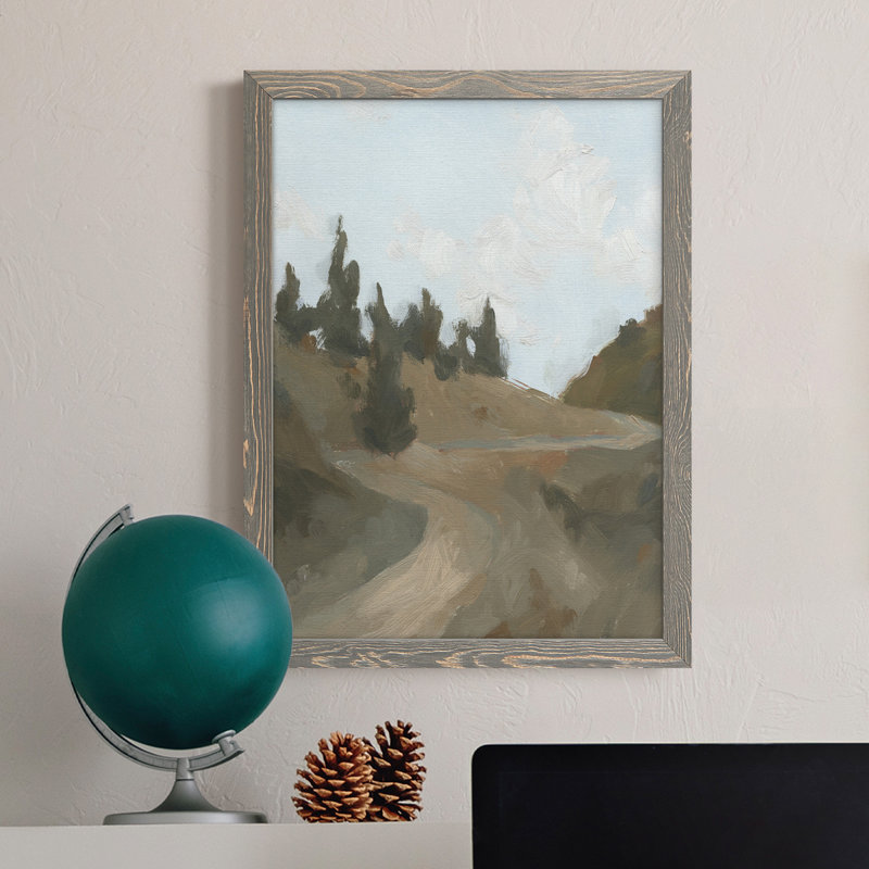Toile encadrée West Trail, Encadré gris, H 23 po x l 32 po x P 1 po