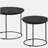 Matte Black 2-Piece Nesting Table
