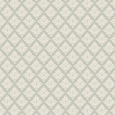 Martha Stewart Artisan Floral Fennel Seed Wallpaper