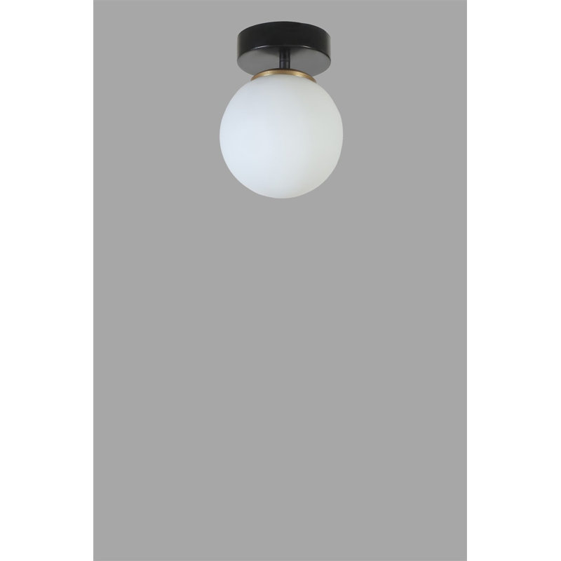Elegant Metal Chandelier, Black & White, 5.9 in Diameter x 7.9 in Height | E27 Socket, Max 40W | Stylish Lighting Fixture for Living Room, Dining Room, & Entryway | IP20 Rated, Durable Design