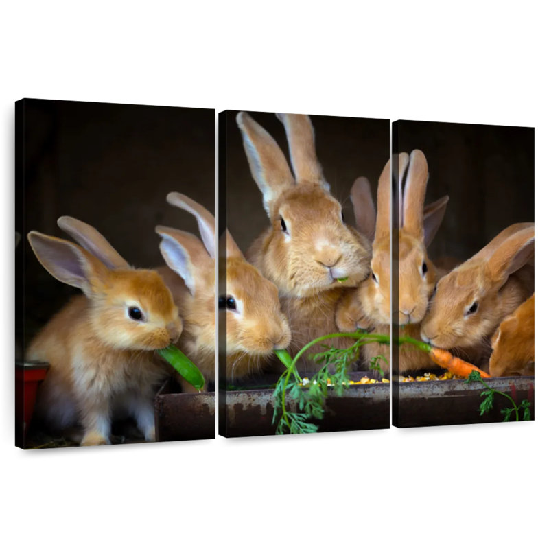 Brampt Bunny Dinner, 28" H x 45" W