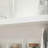 Large White Wall-Mounted Shelving Unit (2-Piece Set), Suitable For Bathrooms, Kitchens, Living Rooms, And Bedrooms, With A Farmhouse Style, Combining Display And Storage Functions.-192938486