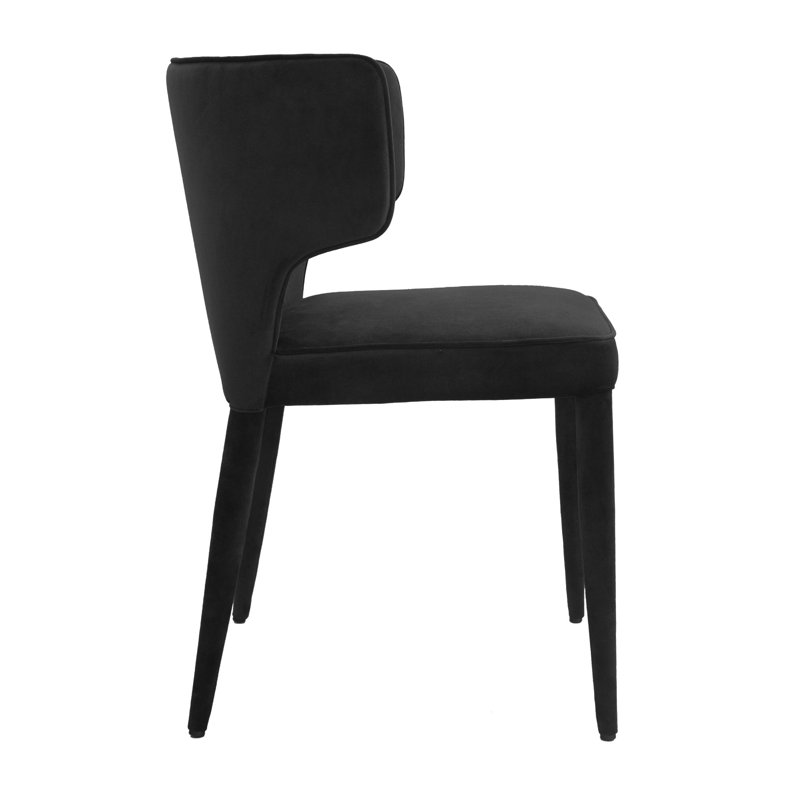 Chaise à oreilles Ide, Noir, Noir